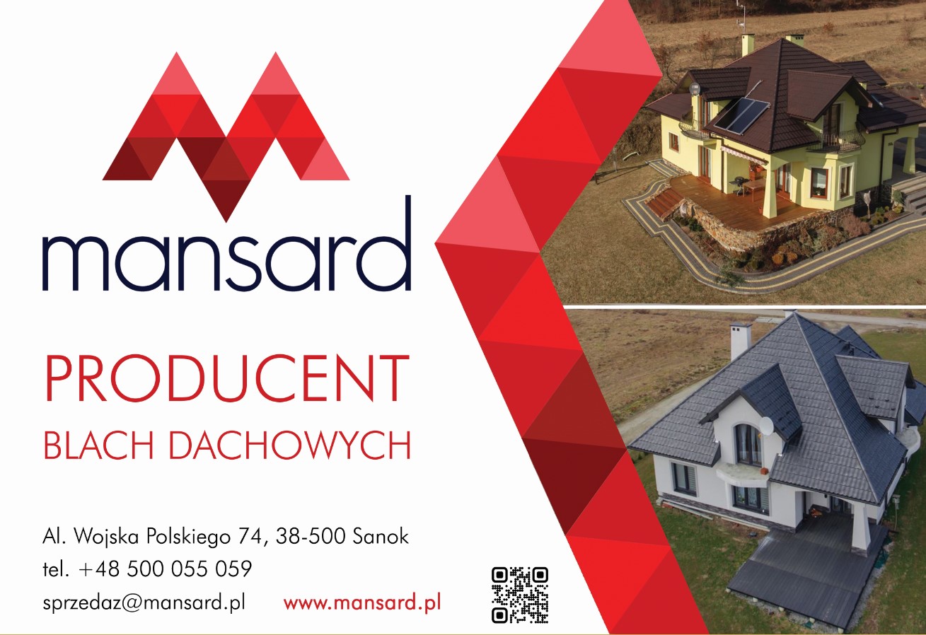 MANSARD PRODECENT BLACH DACHOWYCH - blachy SANOK blachy SANOK